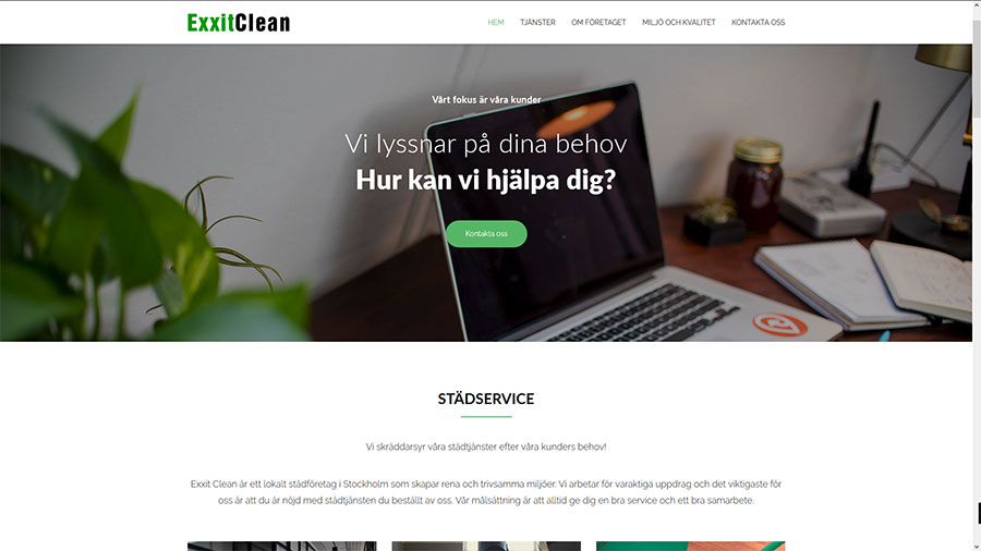 Exxit Clean kontorsstädning i Stockholm